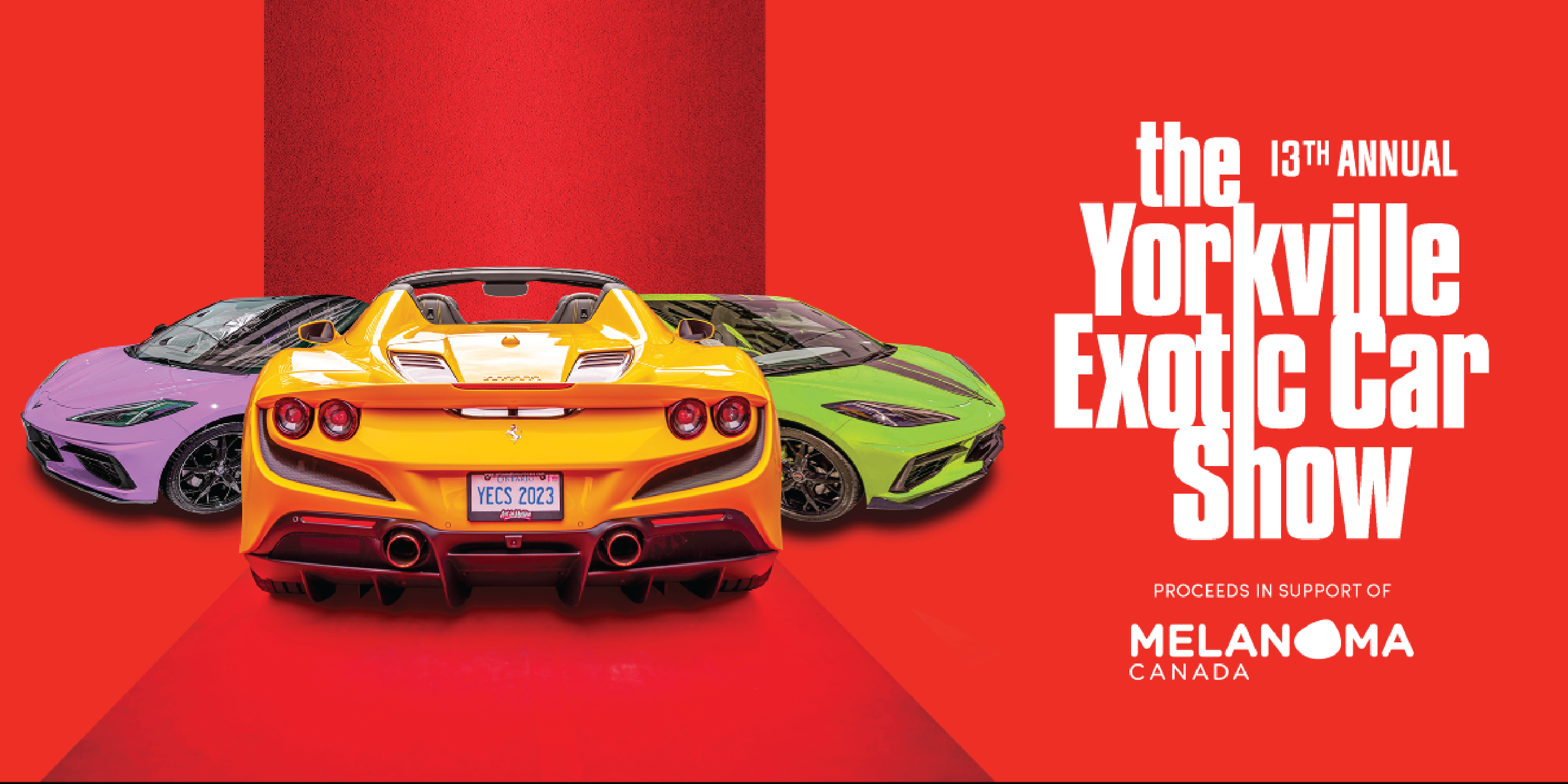 2025 The Yorkville Exotic Car Show Melanoma Canada