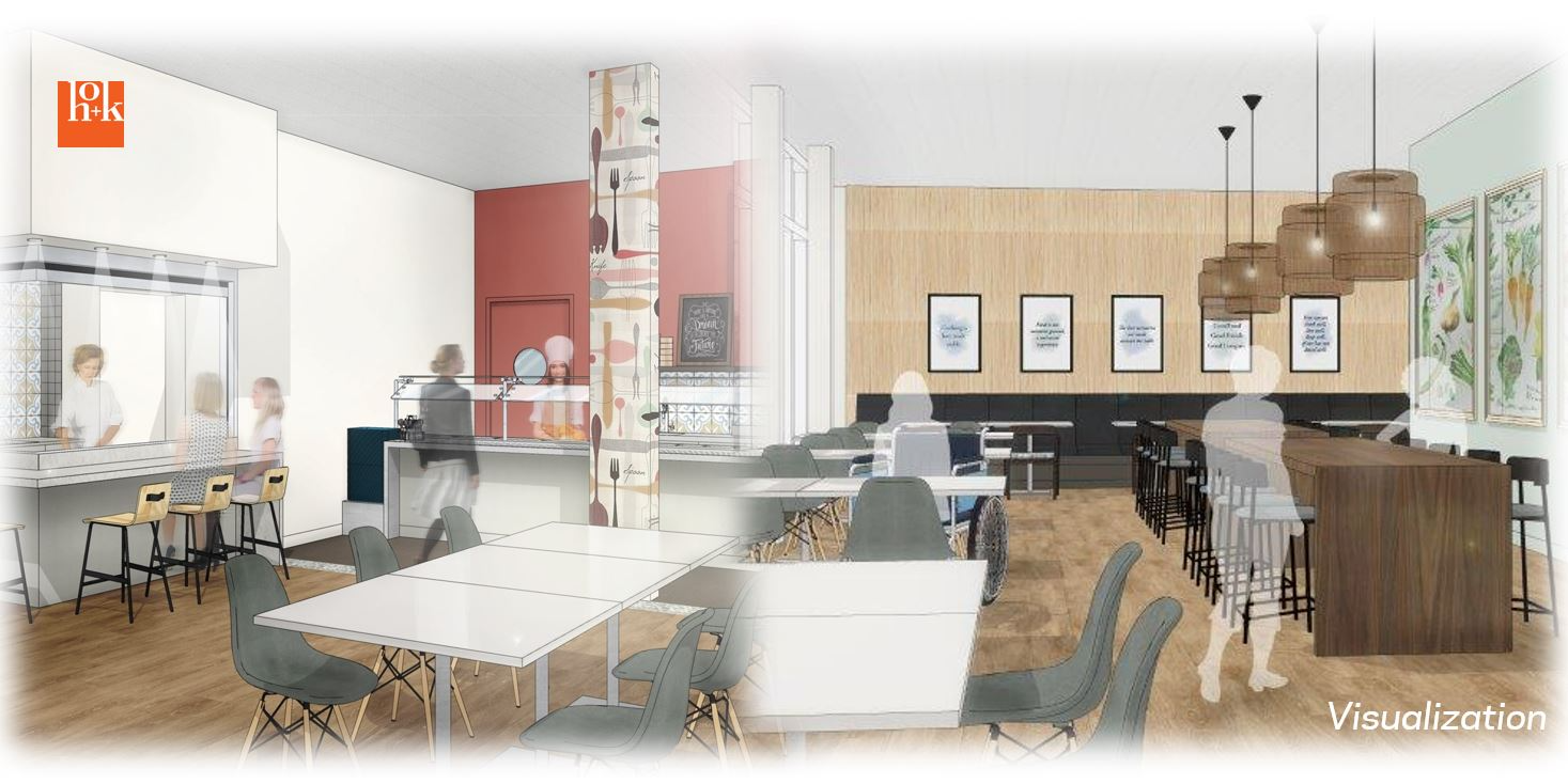 1st Stop Woodlawn Shelter Kitchen Renovation YWCA Toronto