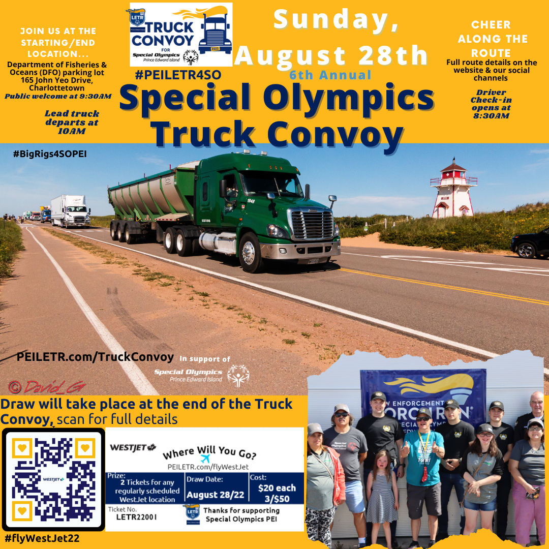6th Annual Special Olympics Truck Convoy Special Olympics PEI