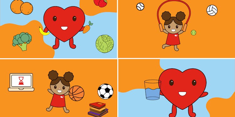 SlaterKidsCanJump Heart & Stroke Jump Rope for Heart